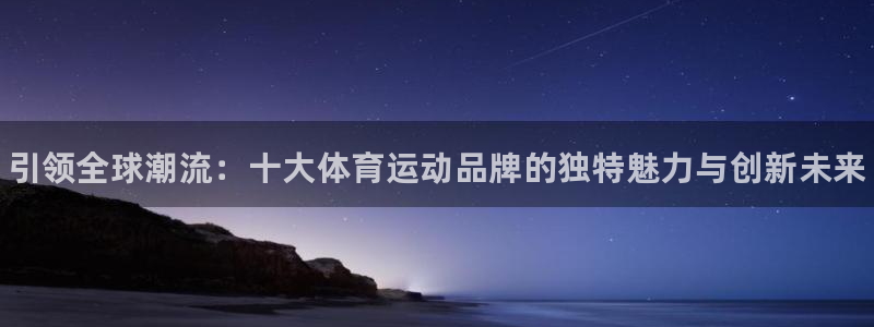 凯发官网下载：引领全球潮流：十大体育运动品牌的独特魅