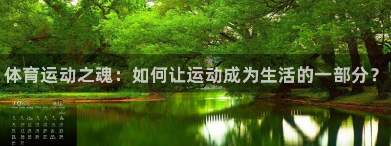 凯发官网下载招商电话号码是多少：体育运动之魂：如何让