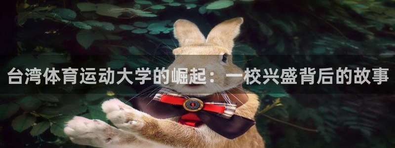 注册凯发官方正版app：台湾体育运动大学的崛起：一校