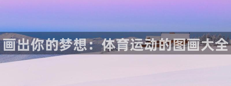 海南凯发官网下载发展怎么样：画出你的梦想：体育运动的图画大全