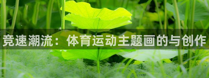 凯发官网下载官方客服电话：竞速潮流：体育运动主题画的与创作